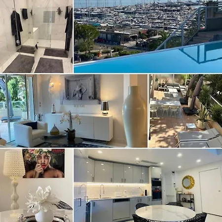Design & Luxe En Bord De Mer A Golfe Juan - 2 - Wifi - Climatisation - Terrasse - 5 Min De Cannes Apartment